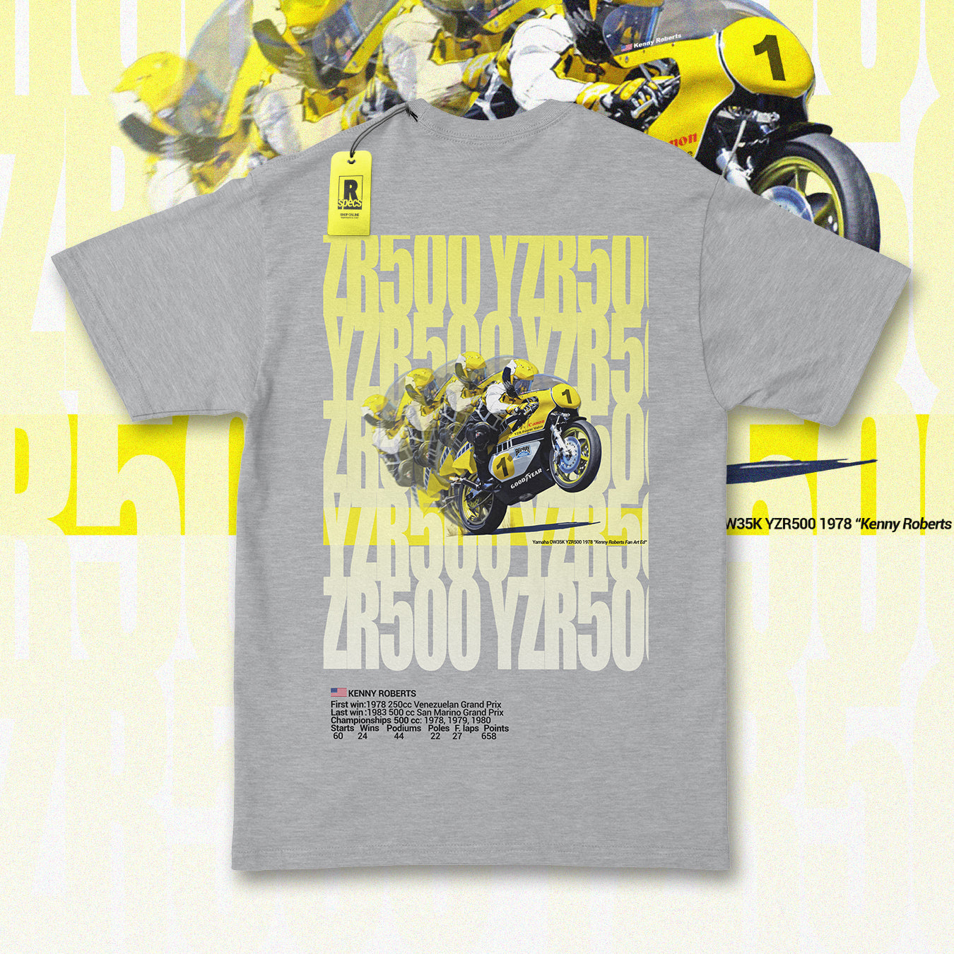 Camiseta “YZR 500 Kenny Roberts”