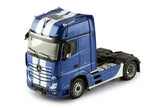 2012 Cabeza Tractora Mercedes-Benz Actros MP4 Azul Metalizado Decorado 1:43 IXO Models TR206.22