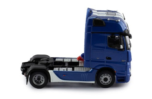 2012 Cabeza Tractora Mercedes-Benz Actros MP4 Azul Metalizado Decorado 1:43 IXO Models TR206.22