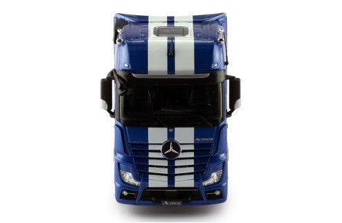 2012 Cabeza Tractora Mercedes-Benz Actros MP4 Azul Metalizado Decorado 1:43 IXO Models TR206.22