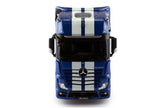 2012 Cabeza Tractora Mercedes-Benz Actros MP4 Azul Metalizado Decorado 1:43 IXO Models TR206.22