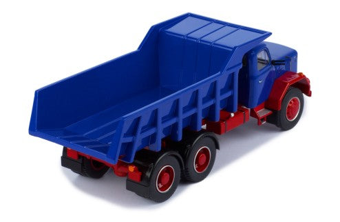 1964 Magirus Jupiter 6x6 con Volquete Azul/Rojo 1:43 IXO Models TRUD004