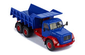 1964 Magirus Jupiter 6x6 con Volquete Azul/Rojo 1:43 IXO Models TRUD004