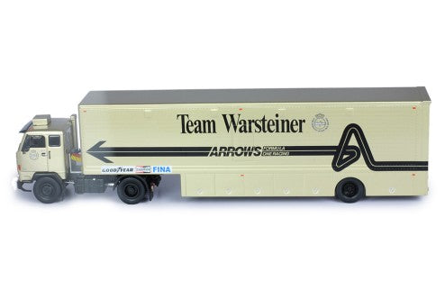 1981 Trailer Volvo F89 Race Transport Team F1 Warsteiner Arrows 1:43 IXO Models TTR023