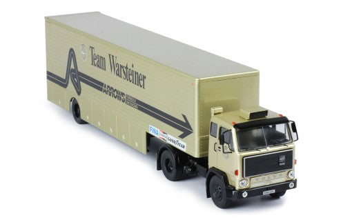 1981 Trailer Volvo F89 Race Transport Team F1 Warsteiner Arrows 1:43 IXO Models TTR023