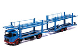 1970 Camión MAN F7 Portacoches Con Remolque Azul/Rojo 1:43 IXO Models TTRX034.22