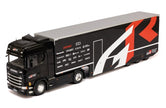 2024 Scania Serie S Transporte Equipo Toyota GR Racing Rally Negro 1:43 IXO Models TTR035.22
