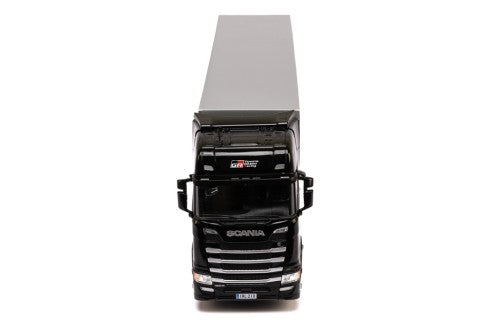 2024 Scania Serie S Transporte Equipo Toyota GR Racing Rally Negro 1:43 IXO Models TTR035.22