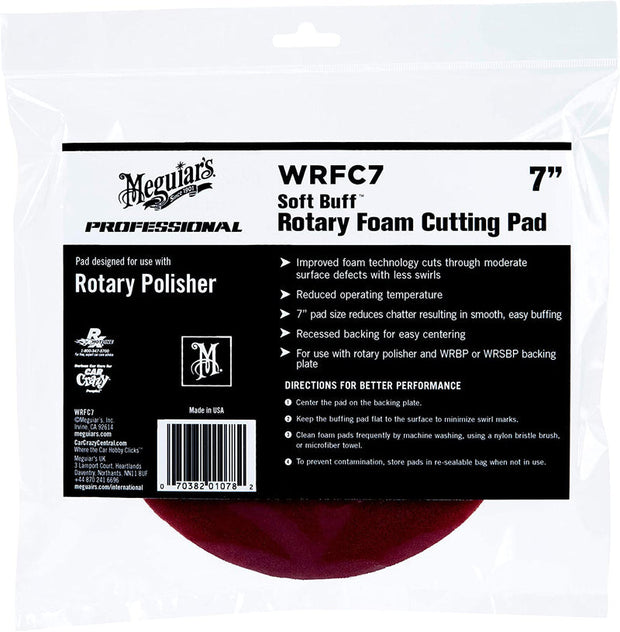 MEGUIAR´S ROTARY FOAM CUTTING PAD 7"