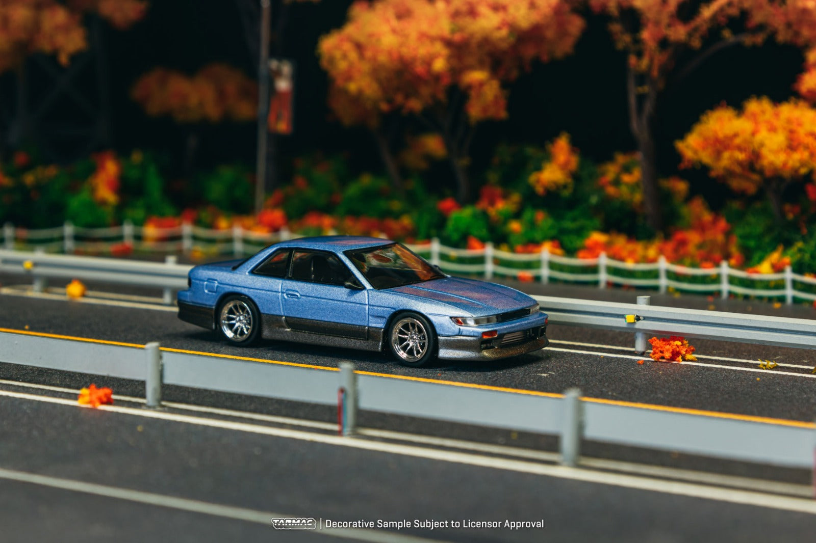 1988 Nissan Silvia S13 Azul/Gris 164 Tarmac T64G-025-PU