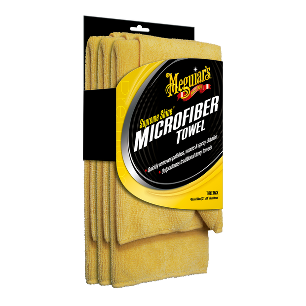 MEGUIAR´S SUPREME SHINE MICROFIBER TOWEL (3 UDS.)