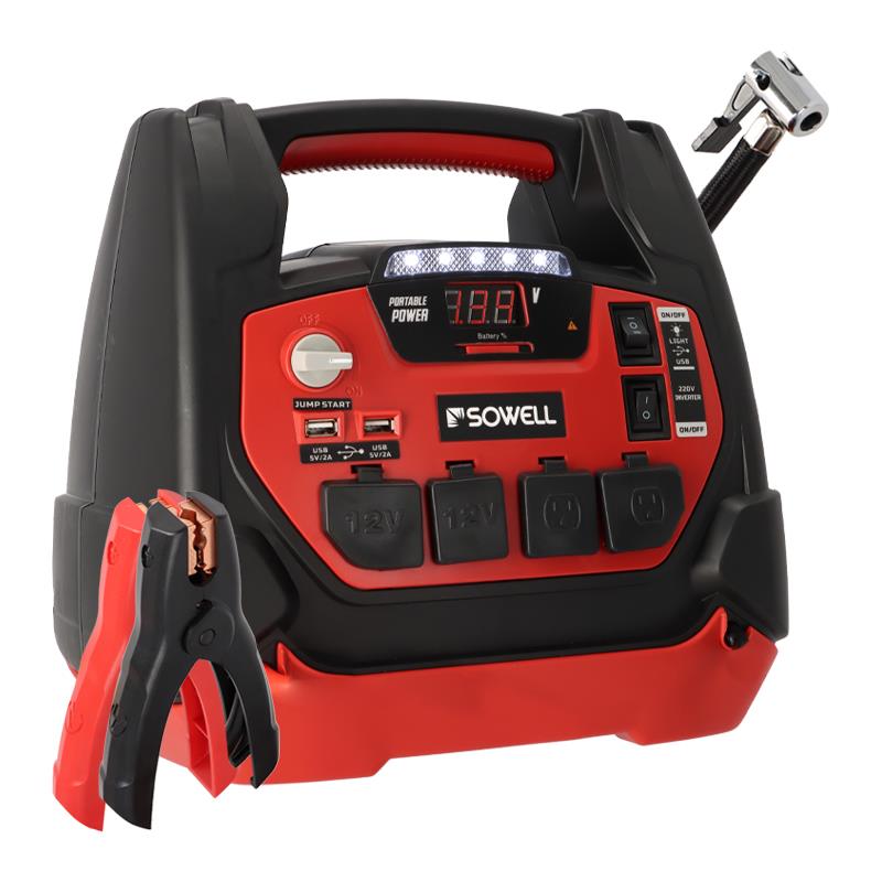 ARRANCADOR BATERIAS CON COMPRESOR SOWELL 18.000 MAH