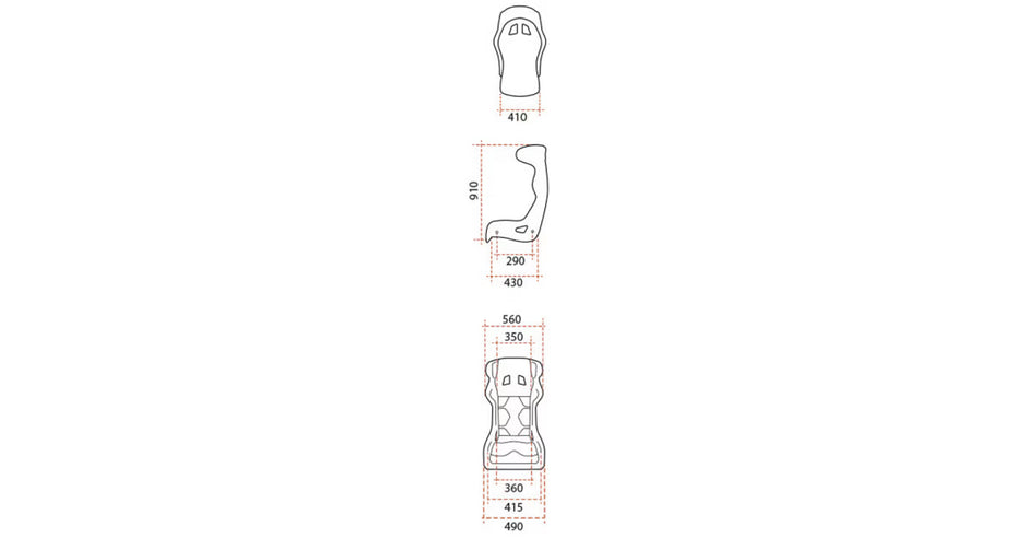 ASIENTO BAQUET GT2I FIA PRO-02M V2 FIBRA CON OREJERAS 2026