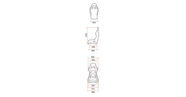 ASIENTO BAQUET GT2I FIA RACE- 02M -V2 FIBRA 2026