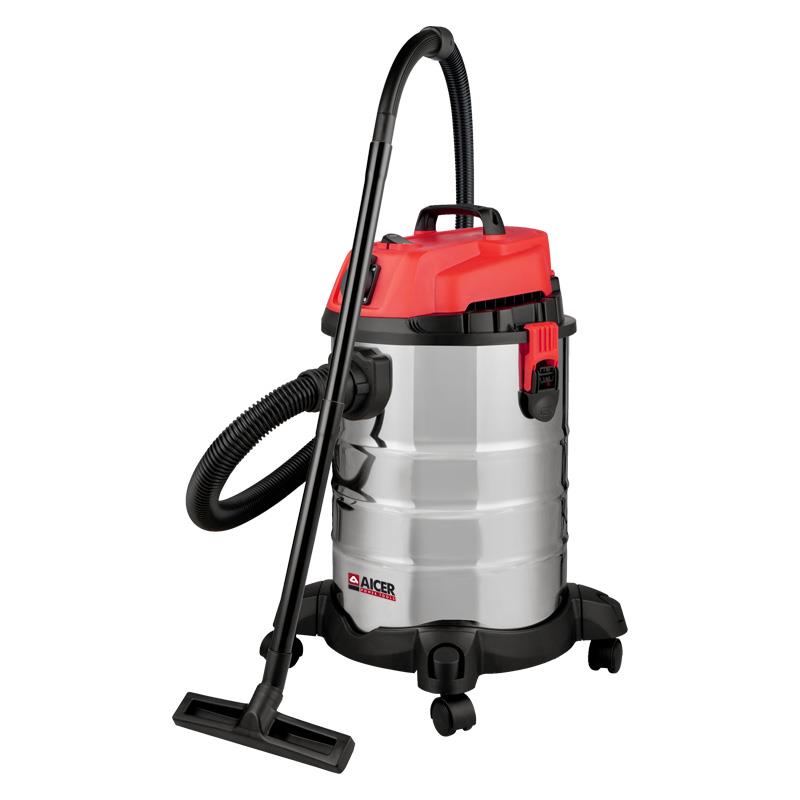ASPIRADORA INOX SECO-HUMEDO CON TOMA AICER 30 LITROS 1.400W