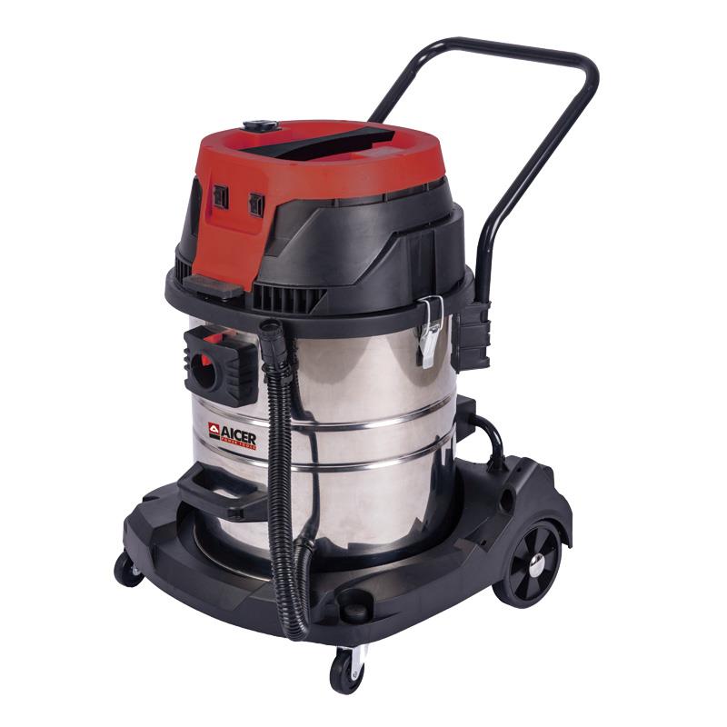 ASPIRADORA INOXIDABLE DOS MOTORES AICER 60 LITROS 2.400W