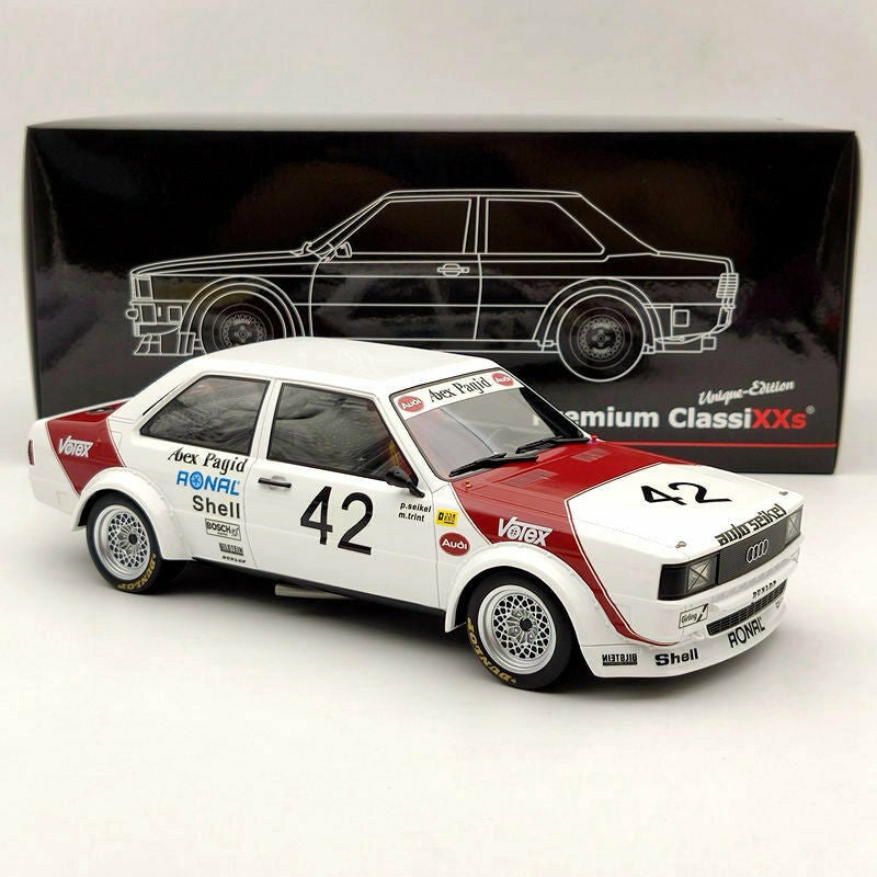 1980 Audi 80 GTE (B2) Gr.2 Nº42 Seikel/Trint ETCC República Checa 1:18 Premium ClassiXXs PCL30227