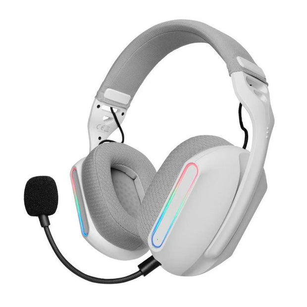 AURICULARES GAMING CON MICRÓFONO DIADEMA BLANCO MARS GAMING