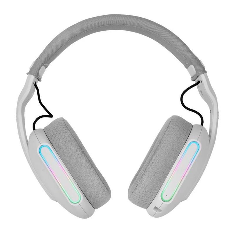 AURICULARES GAMING CON MICRÓFONO DIADEMA BLANCO MARS GAMING