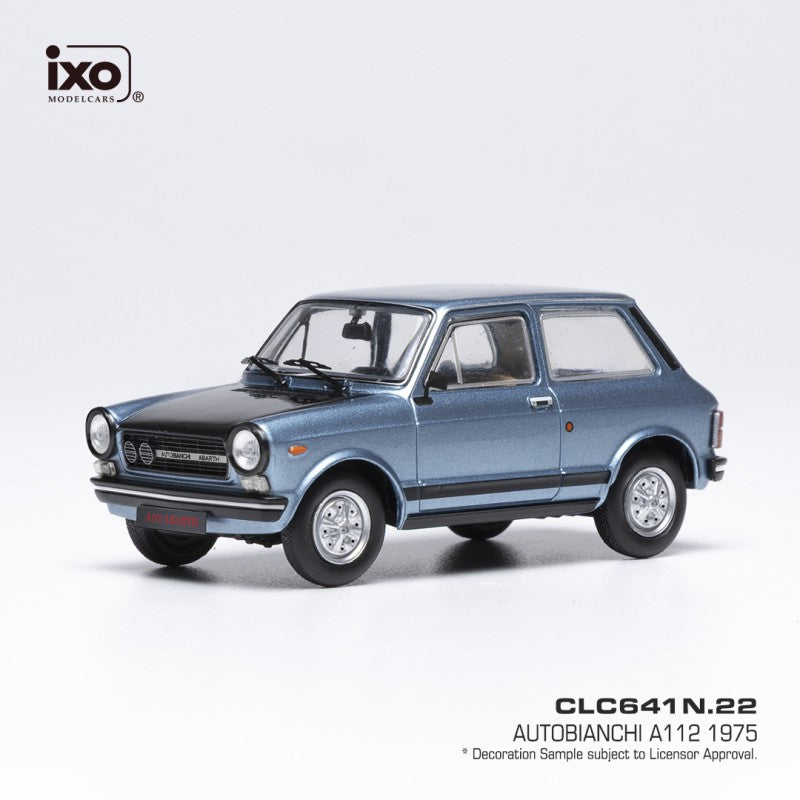 1980 Autobianchi A112 Azul Claro/Negro 1:43 IXO Models CLC641N.22