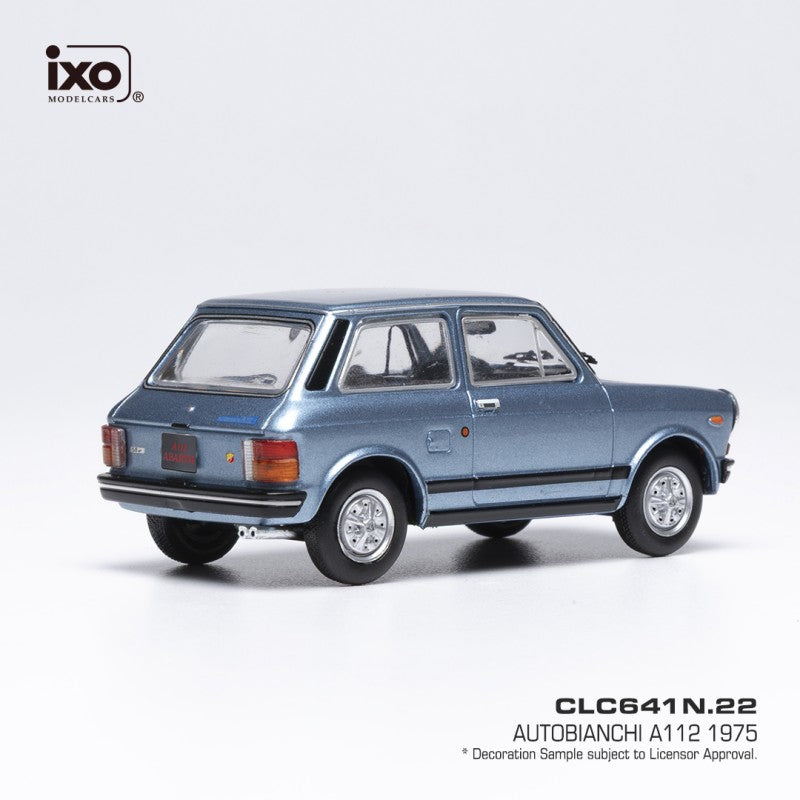 1980 Autobianchi A112 Azul Claro/Negro 1:43 IXO Models CLC641N.22