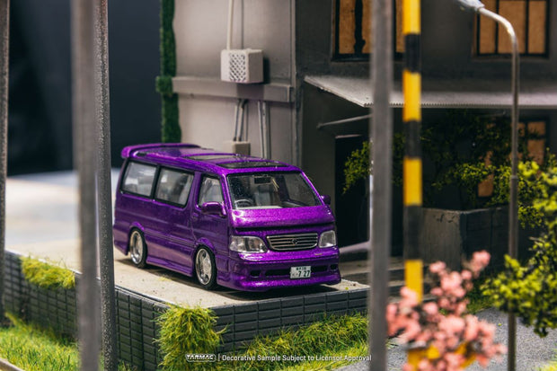1995 Toyota Hiace Wagon Custom Morada 164 Tarmac T64R-078-PU
