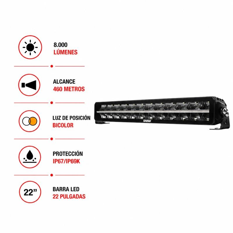 BARRA LED 22