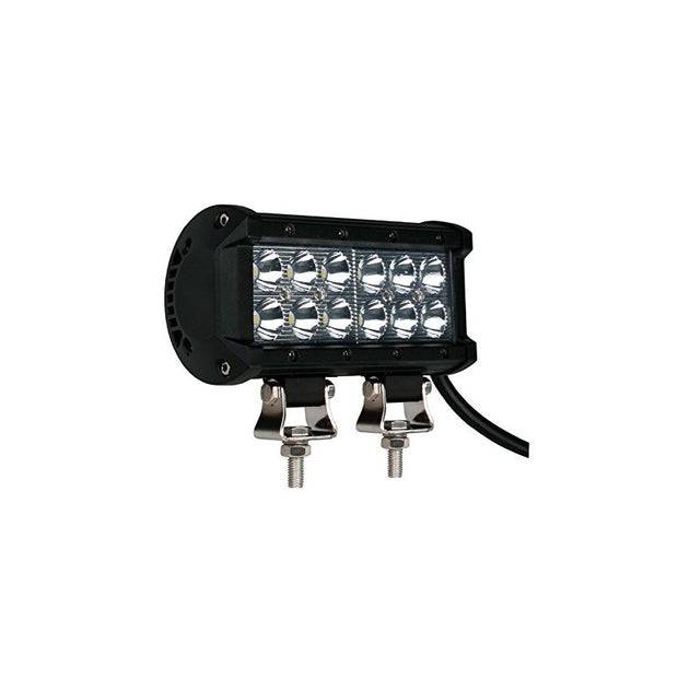 FARO BARRA LED - DOBLE FILA - SOPORTE INFERIOR, 36W 6" FLOOD