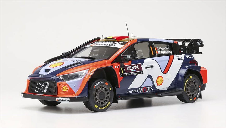 2025 Hyundai i20 N Rally1 Nº11 Neuville/Wydaeghe Rally Safari Kenia WRC 118 IXO Models RMC247B.22