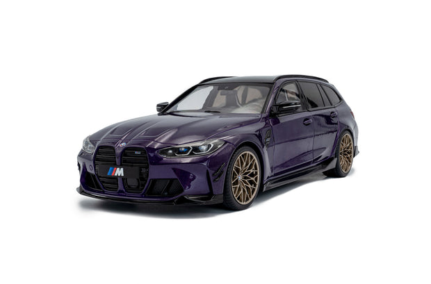 2024 BMW M3 Touring con Piezas de Rendimiento Morado Perlado Metalizado 1:18 Solido S1813701