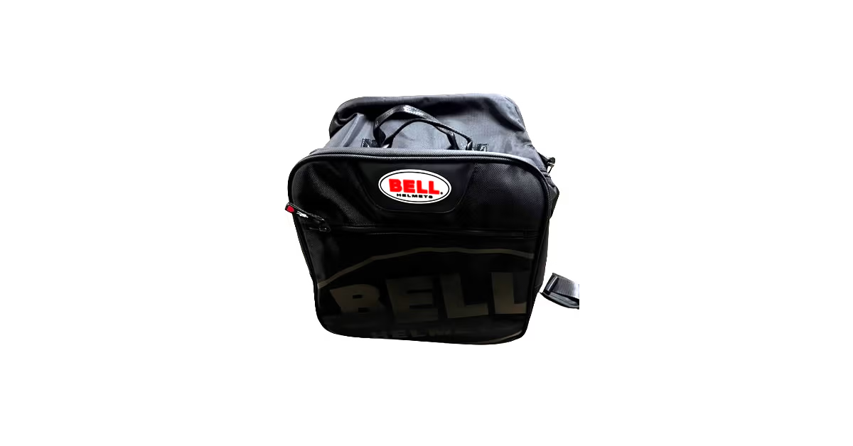 Bolsa del casco y Hans BELL RS