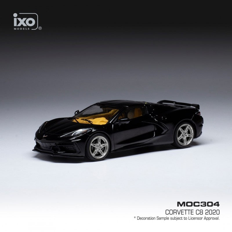 2020 Chevrolet Corvette C8 Stingray Negro 1:43 IXO Models MOC304