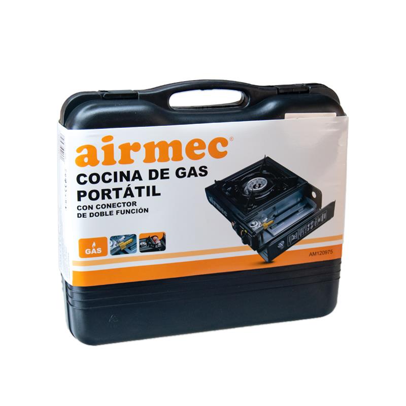 COCINA DE GAS PORTÁTIL CON DOBLE FUNCIÓN AIRMEC