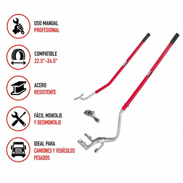 DESMONTADOR DE NEUMATICOS FARGO TOOLS MANUAL 22.5"-24.5"