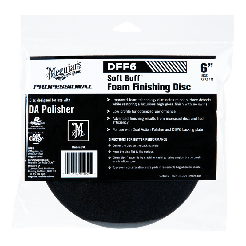 MEGUIAR´S SOFT BUFF FOAM FINISHING DISC 6