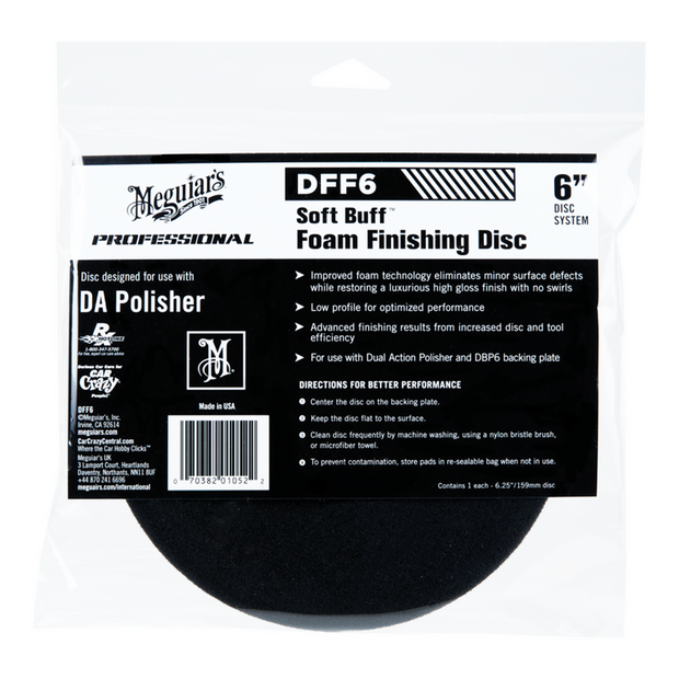 MEGUIAR´S SOFT BUFF FOAM FINISHING DISC 6"