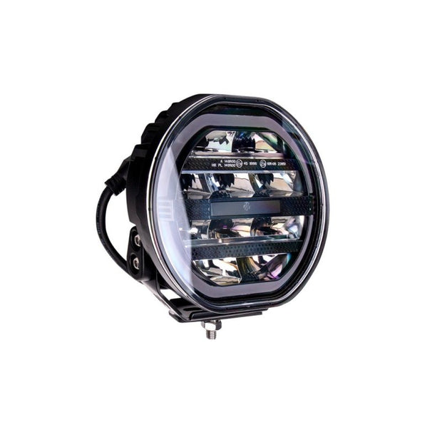 DRIVING LIGHT M-TECH BLACK SERIES ROUNT 7" 100W 12-48V DOUBLE-COLOR POSITION LIGHT, R10/R149/R148