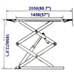 ELEVADOR DE TIJERAS SOBREPUESTO 380V 3 TON FARGO TOOLS