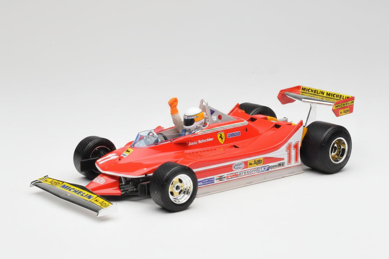 1979 Ferrari 312T4 Scuderia SpA SEFAC Nº11 Jody Scheckter Ganador GP F1 Monza y Campeón del Mundo 1:18 Bburago 16814 01544