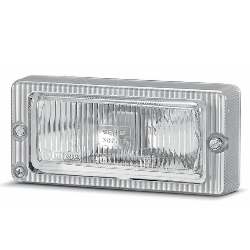Faro antiniebla rectangular SIM, tipo original Peugeot 309 GTI 405 Mi16 - Citroën AX BX CX