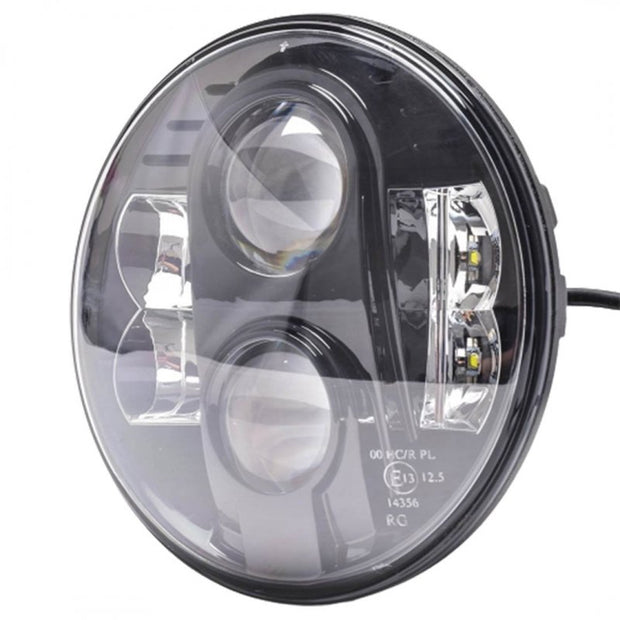 FARO DE CARRETERA LED - REDONDO 7" 9-36V NEGRO
