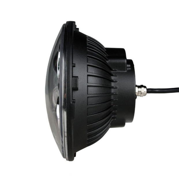 FARO DE CARRETERA LED - REDONDO 7" 9-36V NEGRO