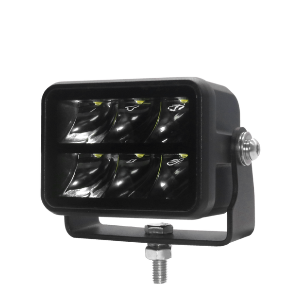 FARO DE LARGO ALCANCE- DOBRE FILA- SOPORTE INFERIOR- 30W 10-32V 3,4", BLACK SERIES