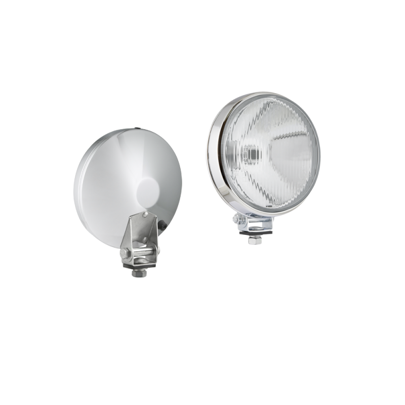 Luz de carretera para vehículos históricos Ø160mm Cromado
