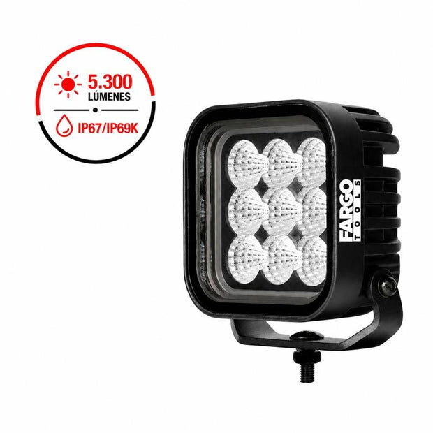 FARO LED CUADRADO 4.2” LARGO ALCANCE FARGO TOOLS 64W 9-32V