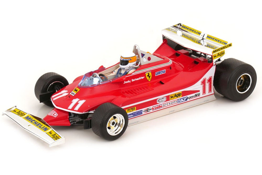 1979 Ferrari 312T4 Scuderia SpA SEFAC Nº11 Jody Scheckter Ganador GP F1 Mónaco y Campeón del Mundo 1:18 Bburago 16814 01545