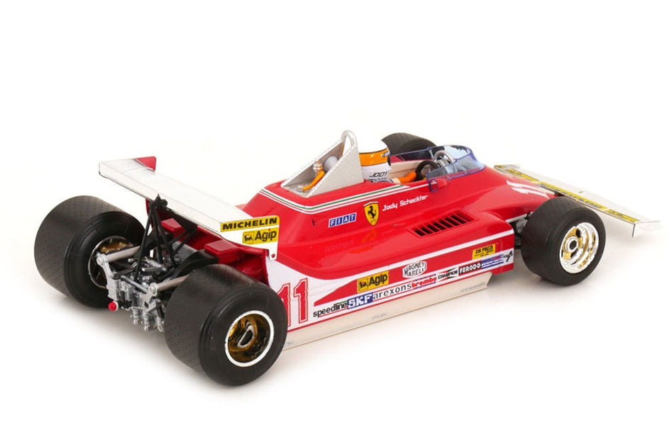 1979 Ferrari 312T4 Scuderia SpA SEFAC Nº11 Jody Scheckter Ganador GP F1 Mónaco y Campeón del Mundo 1:18 Bburago 16814 01545