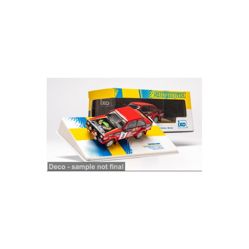 2010 Ford Escort MK II RS 1800 Nº3 S.Blomqvist/R.Jakobsson Legend Boucles de Spa 1:43 IXO Models RAC469SB-006SP