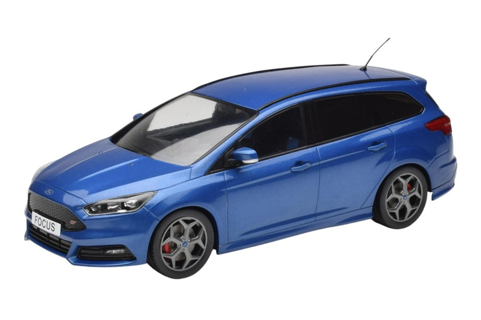 2014 Ford Focus ST Estate Azul Oscuro Metalizado 1:18 IXO Model Cars 18465