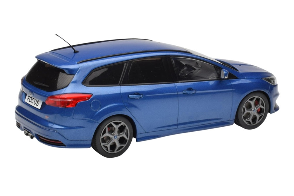 2014 Ford Focus ST Estate Azul Oscuro Metalizado 1:18 IXO Model Cars 18465